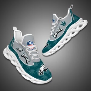 Philadelphia Eagles Personalized Weed Limited Edition Max Soul Shoes