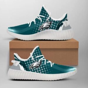 Philadelphia Eagles Team Big Yeezy Shoes Sneakers Custom Yeezy Boost Hypebeast Shoes Custom