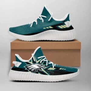 Philadelphia Eagles Team Big Yeezy Shoes Sneakers Custom Yeezy Boost Hypebeast Shoes Custom 3