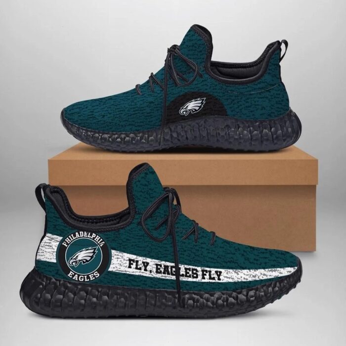 Philadelphia Eagles Team Big Yeezy Shoes Sneakers Custom Yeezy Boost Hypebeast Shoes Custom 5