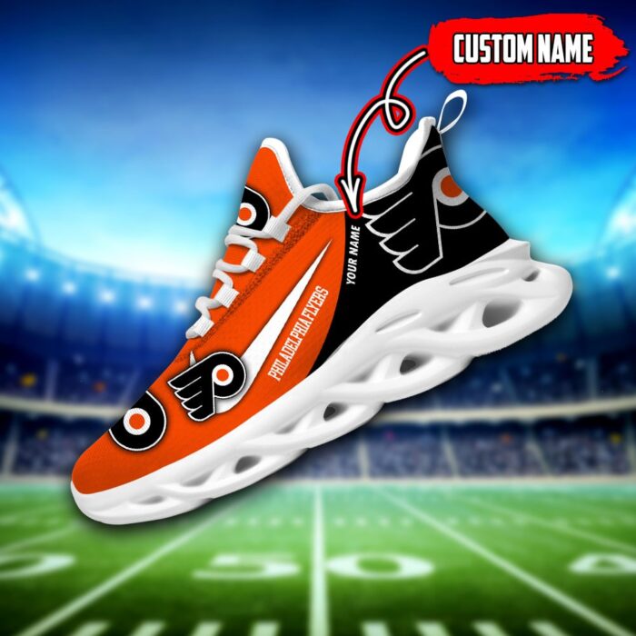 Philadelphia Flyers Custom Name NHL New Max Soul Shoes