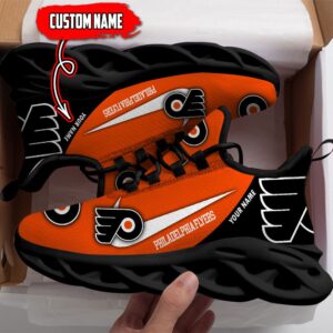 Philadelphia Flyers Custom Name NHL New Max Soul Shoes