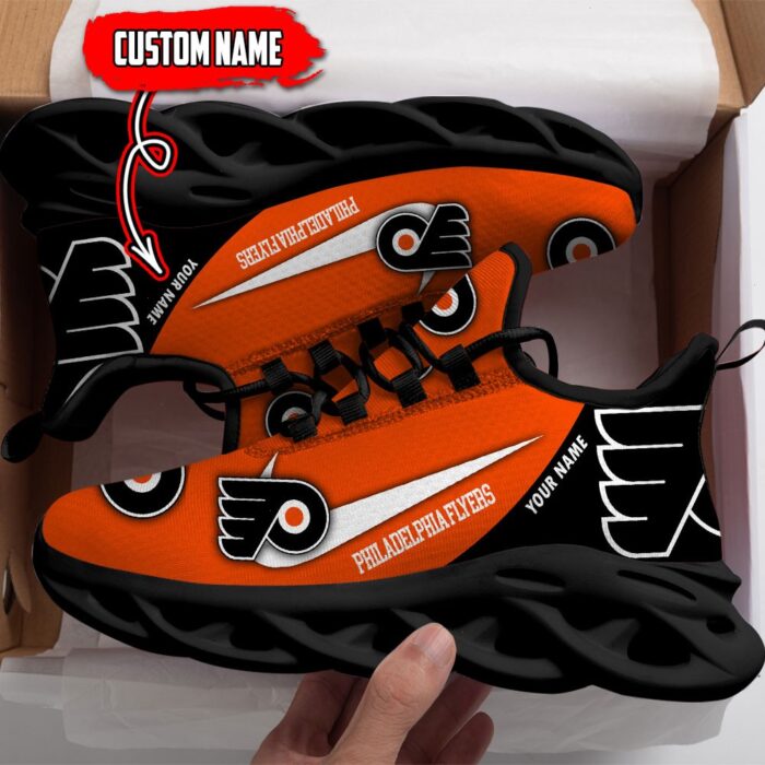 Philadelphia Flyers Custom Name NHL New Max Soul Shoes