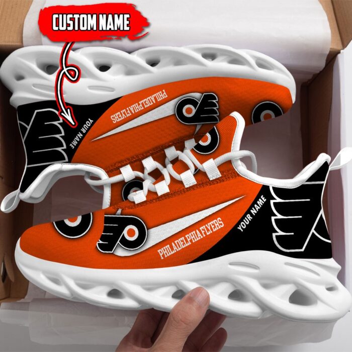 Philadelphia Flyers Custom Name NHL New Max Soul Shoes