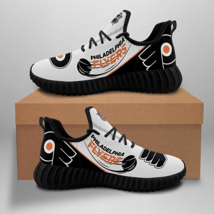 Philadelphia Flyers New Hockey Custom Shoes Sport Sneakers Philadelphia Flyers Yeezy Boost Yeezy Shoes