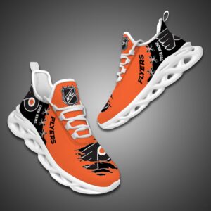 Philadelphia Flyers Personalized NHL Max Soul Shoes