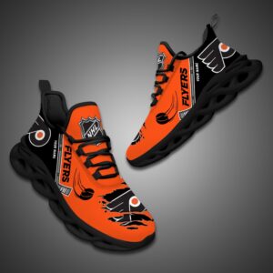 Philadelphia Flyers Personalized NHL Max Soul Shoes Ver 2