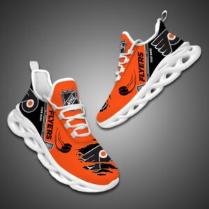 Philadelphia Flyers Personalized NHL Max Soul Shoes Ver 2