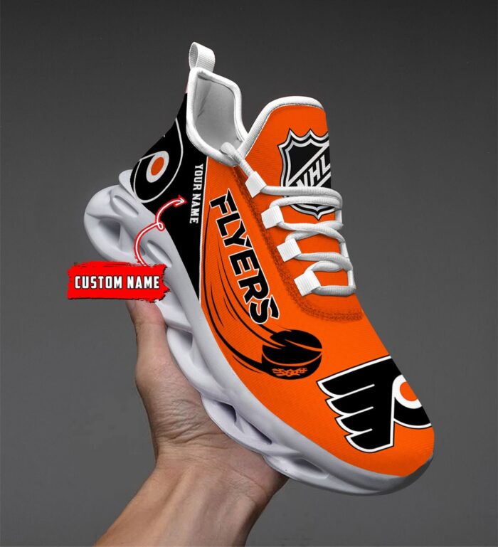 Philadelphia Flyers Personalized NHL New Max Soul Shoes