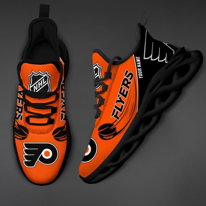 Philadelphia Flyers Personalized NHL New Max Soul Shoes