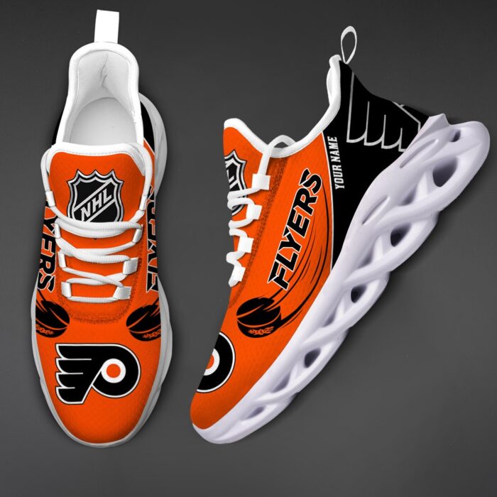 Philadelphia Flyers Personalized NHL New Max Soul Shoes