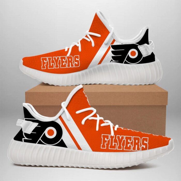 Philadelphia Flyers Sneakers Big Logo Yeezy Shoes