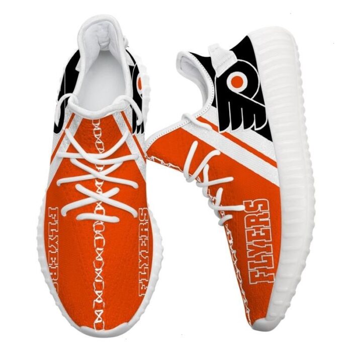 Philadelphia Flyers Sneakers Big Logo Yeezy Shoes Art 1954