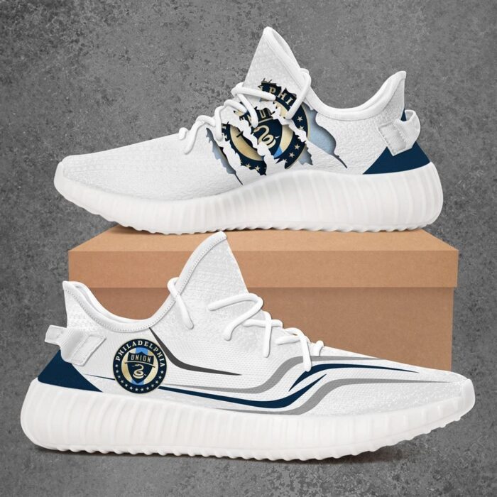 Philadelphia Union Mls Sport Teams Yeezy Sneakers Shoes White