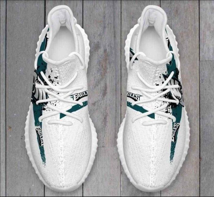 Philadenphia Eagles Men Running Yeezy Boost Yeezy Shoes