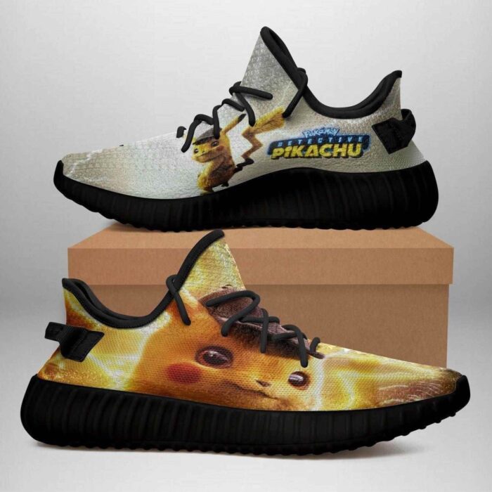 Pikachu Black Edition Yeezy Boost Shoes Sport Sneakers Yeezy Shoes