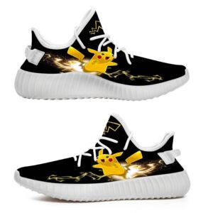 Pikachu Lightning Yeezy Boost Shoes Sport Sneakers Yeezy Shoes