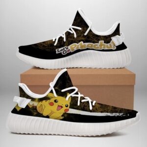 Pikachu Yeezy Gift For Fan-Boy's Girl's Yeezy Shoes, Custom Yeezyboost, Hypebeast Shoes, Custom Shoes, Custom Sneaker