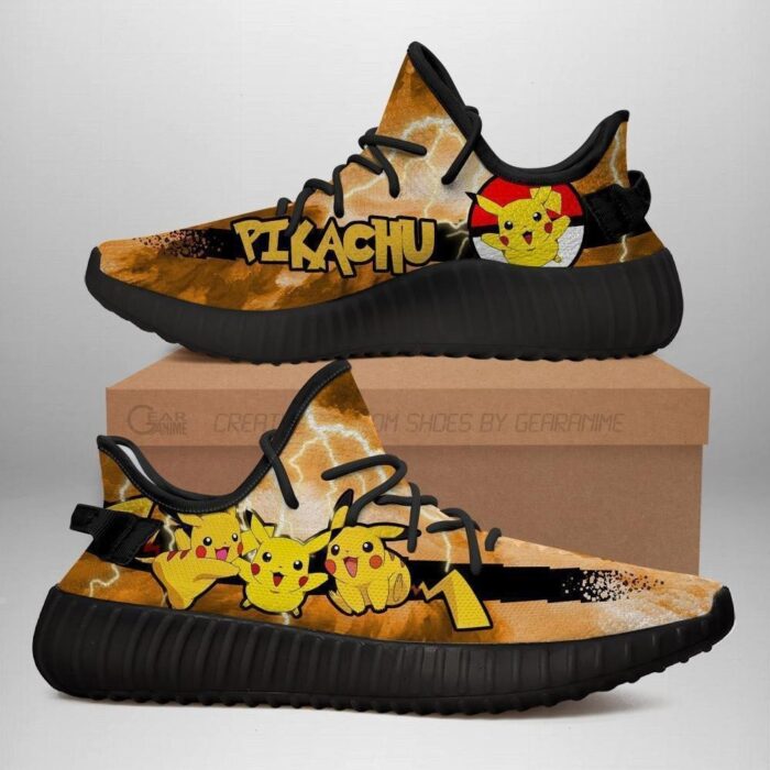 Pikachu Yeezy Shoes Pokemon Art 50