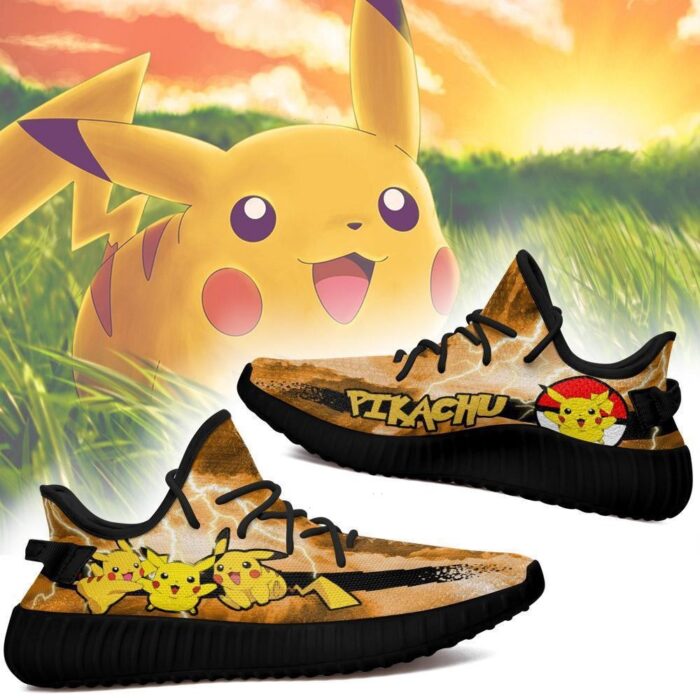 Pikachu Yeezy Shoes Pokemon Art 50