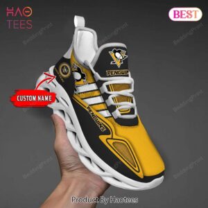 Pittsburgh Penguins Custum Name NHL Max Soul Shoes