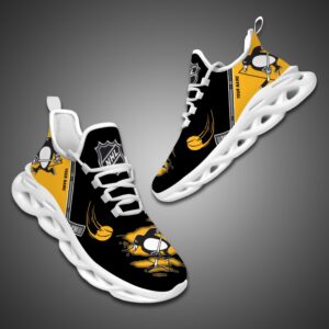 Pittsburgh Penguins Personalized NHL Max Soul Shoes Ver 2