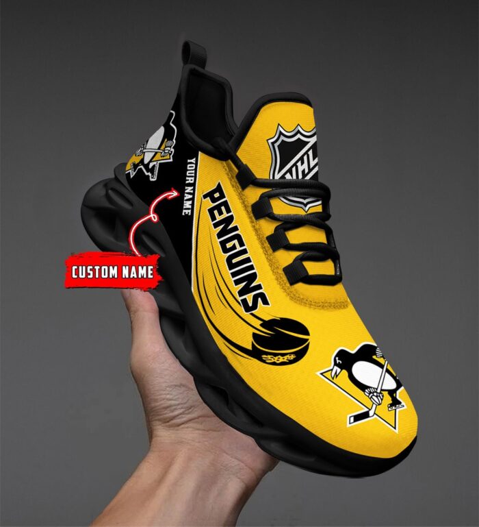 Pittsburgh Penguins Personalized NHL New Max Soul Shoes