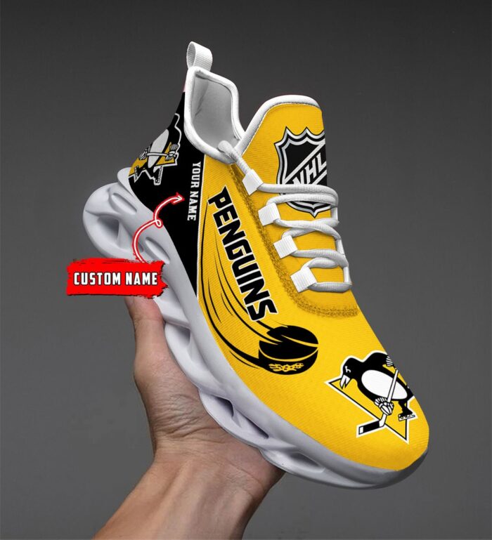 Pittsburgh Penguins Personalized NHL New Max Soul Shoes