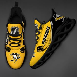 Pittsburgh Penguins Personalized NHL New Max Soul Shoes