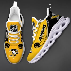 Pittsburgh Penguins Personalized NHL New Max Soul Shoes