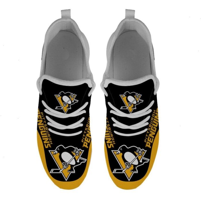 Pittsburgh Penguins Sneakers Big Logo Yeezy Shoes Art 506