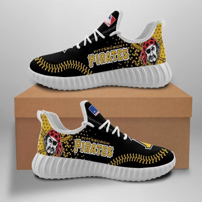 Pittsburgh Pirates Unisex Sneakers Custom Shoes Baseball Yeezy Boost