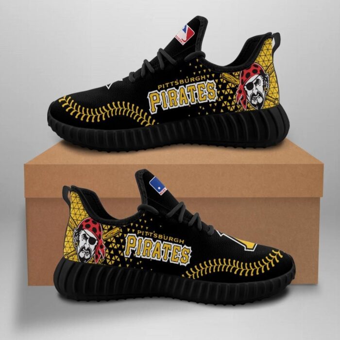 Pittsburgh Pirates Unisex Sneakers New Sneakers Custom Shoes Baseball Yeezy Boost Yeezy Shoes