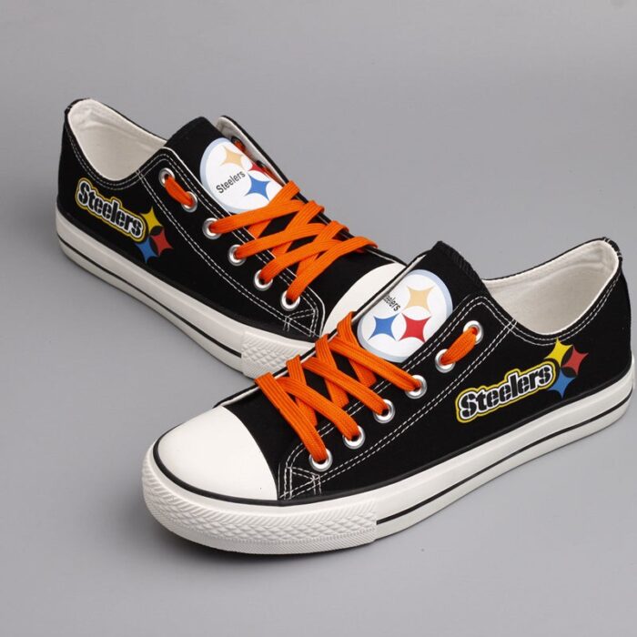 Pittsburgh Steelers Men's Shoes Low Top Canvas Shoes