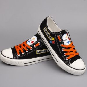 Pittsburgh Steelers Men's Shoes Low Top Canvas Shoes