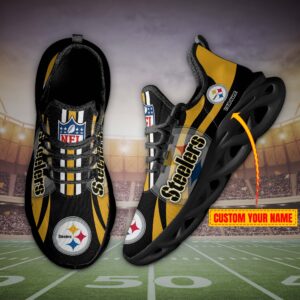 Pittsburgh Steelers Personalized Max Soul Shoes