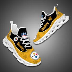 Pittsburgh Steelers Personalized Weed Limited Edition Max Soul Shoes