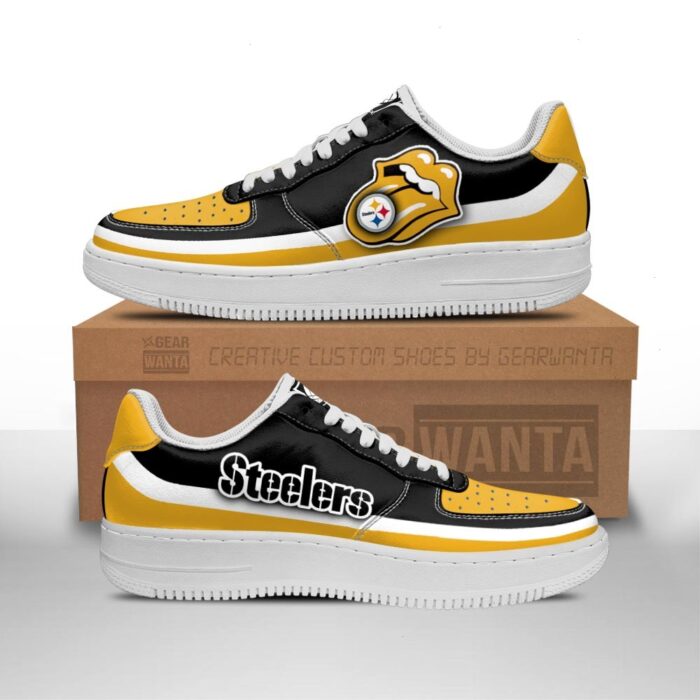 Pittsburgh Steelers Sneakers Custom Force Shoes Sexy Lips For Fans