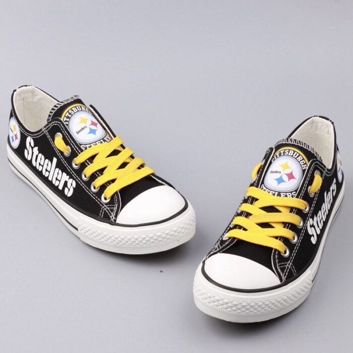 Pittsburgh Steelers Women's Shoes Low Top Canvas Shoes