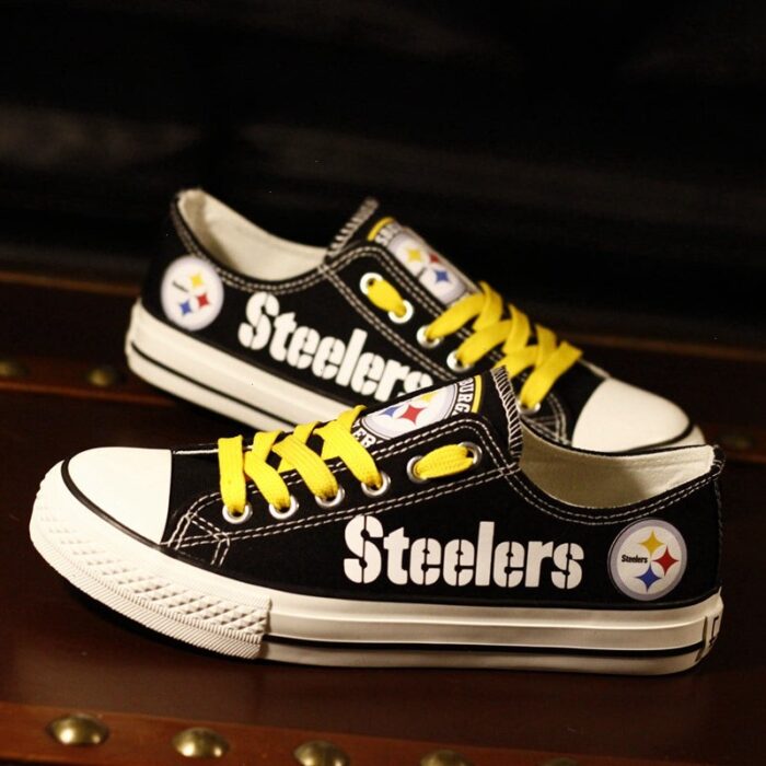 Pittsburgh Steelers Women's Shoes Low Top Canvas Shoes