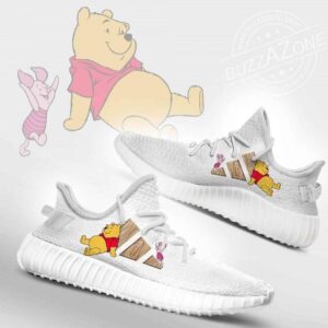 Pooh And Piglet Custom Yeezy Boost Shoes Sport Sneakers Yeezy Shoes