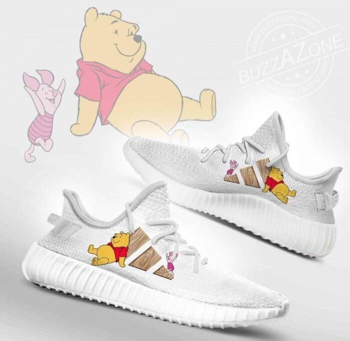 Pooh And Piglet Custom Yeezy Boost Shoes Sport Sneakers Yeezy Shoes