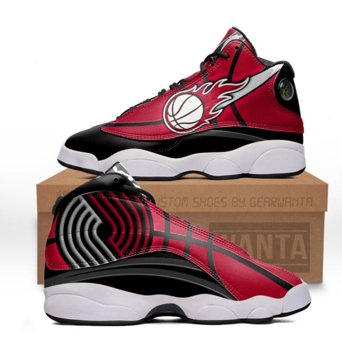 Portland Trail Blazers Jd 13 Sneakers Custom Shoes