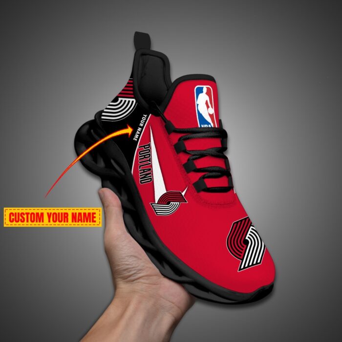 Portland Trail Blazers Personalized NBA Max Soul Shoes