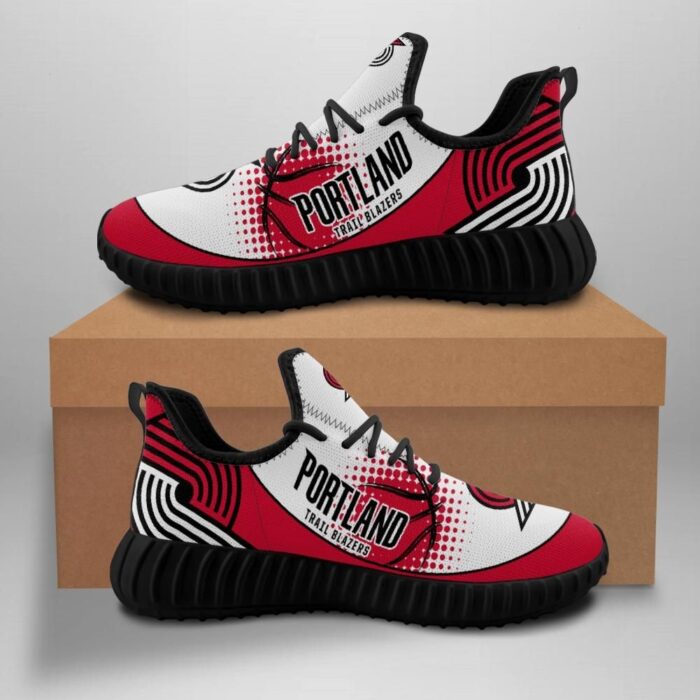 Portland Trail Blazers Thunder Unisex Sneakers New Sneakers Basketball Custom Shoes Portland Trail Blazers Yeezy Boost