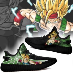 Power Skill Bardock Yeezy Shoes Dragon Ball Z Art 17