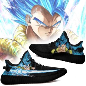 Power Skill Gogeta Yeezy Shoes Dragon Ball Z Art 63