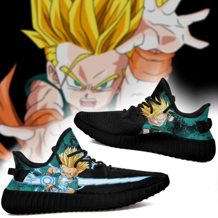 Power Skill Kid Trunks Yeezy Shoes Dragon Ball Z Art 71