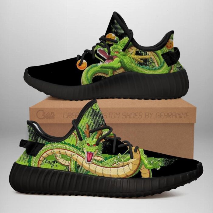 Power Skill Shenron Yeezy Shoes Dragon Ball Z Art 105