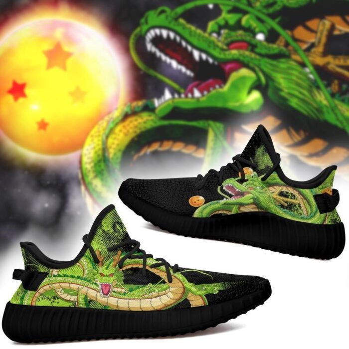 Power Skill Shenron Yeezy Shoes Dragon Ball Z Art 105